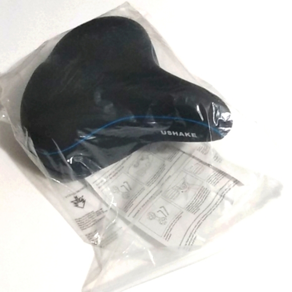 USHAKE X7 WIDE CUSHIONED BICYCLE SADDLE SEAT SIZE OS NWT - Picture 7 of 10
